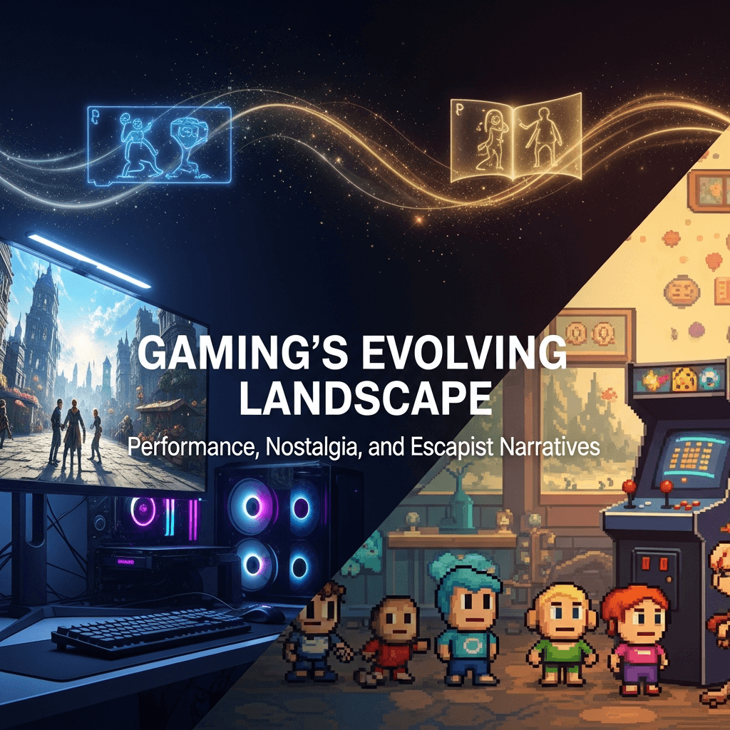 Gaming's Evolving Landscape: Performance, Nostalgia, and Escapist Narratives