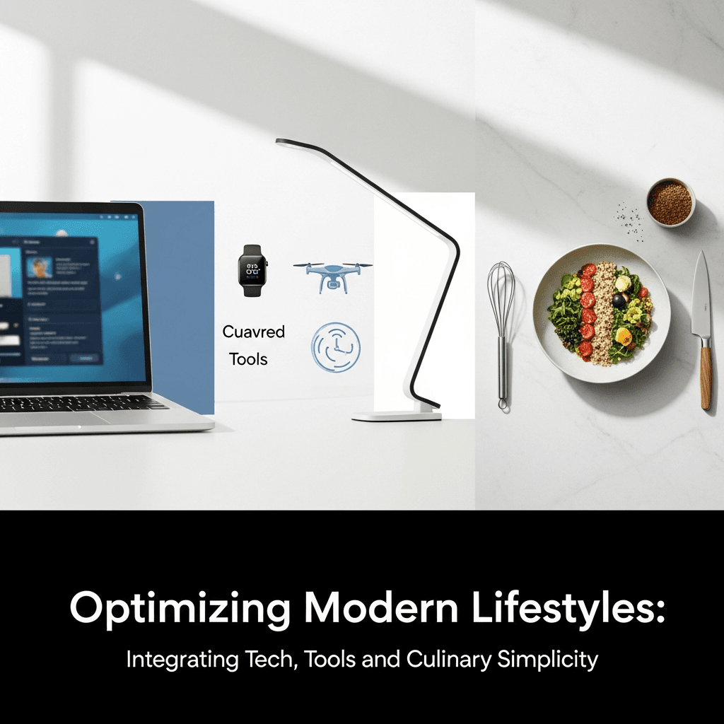 Optimizing Modern Lifestyles: Integrating Tech, Tools, and Culinary Simplicity