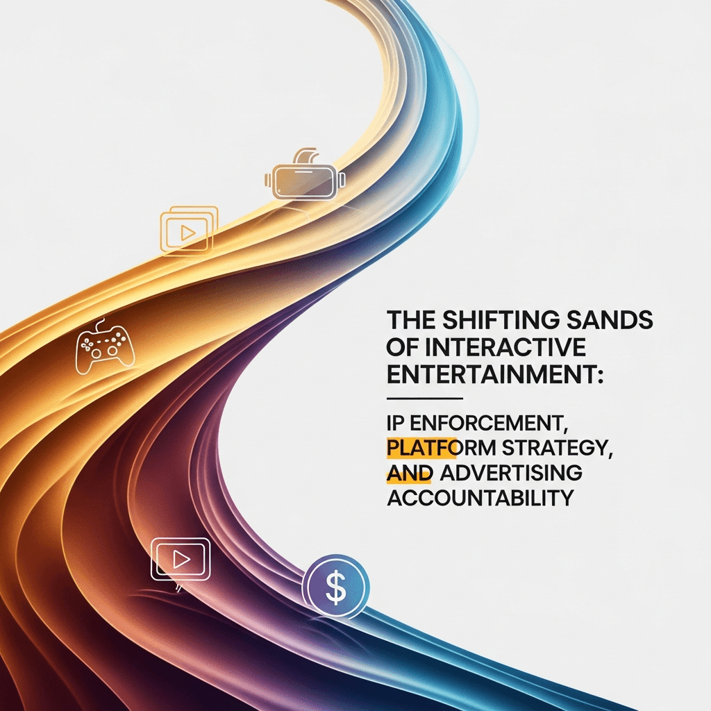 The Shifting Sands of Interactive Entertainment: IP Enforcement, Platform Strategy, and Advertising Accountability