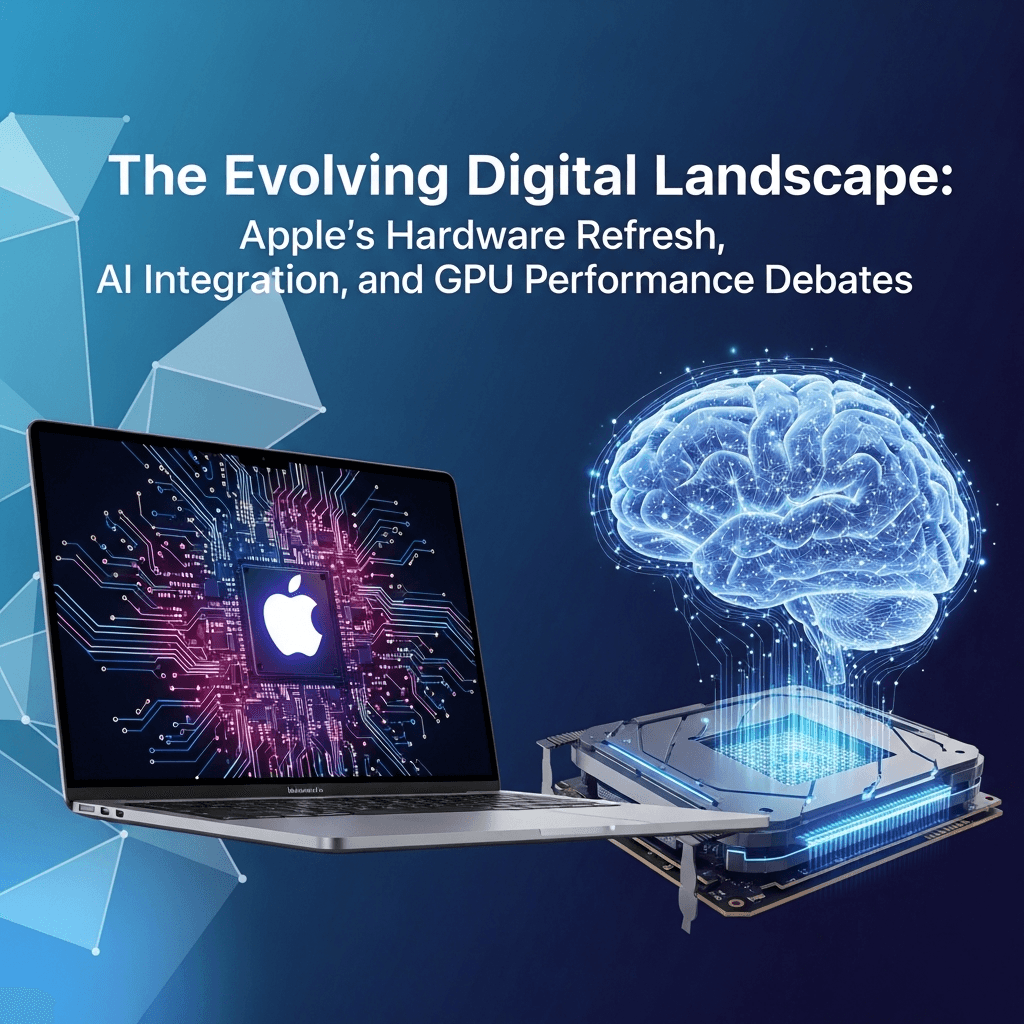 The Evolving Digital Landscape: Apple's Hardware Refresh, AI Integration, and GPU Performance Debates