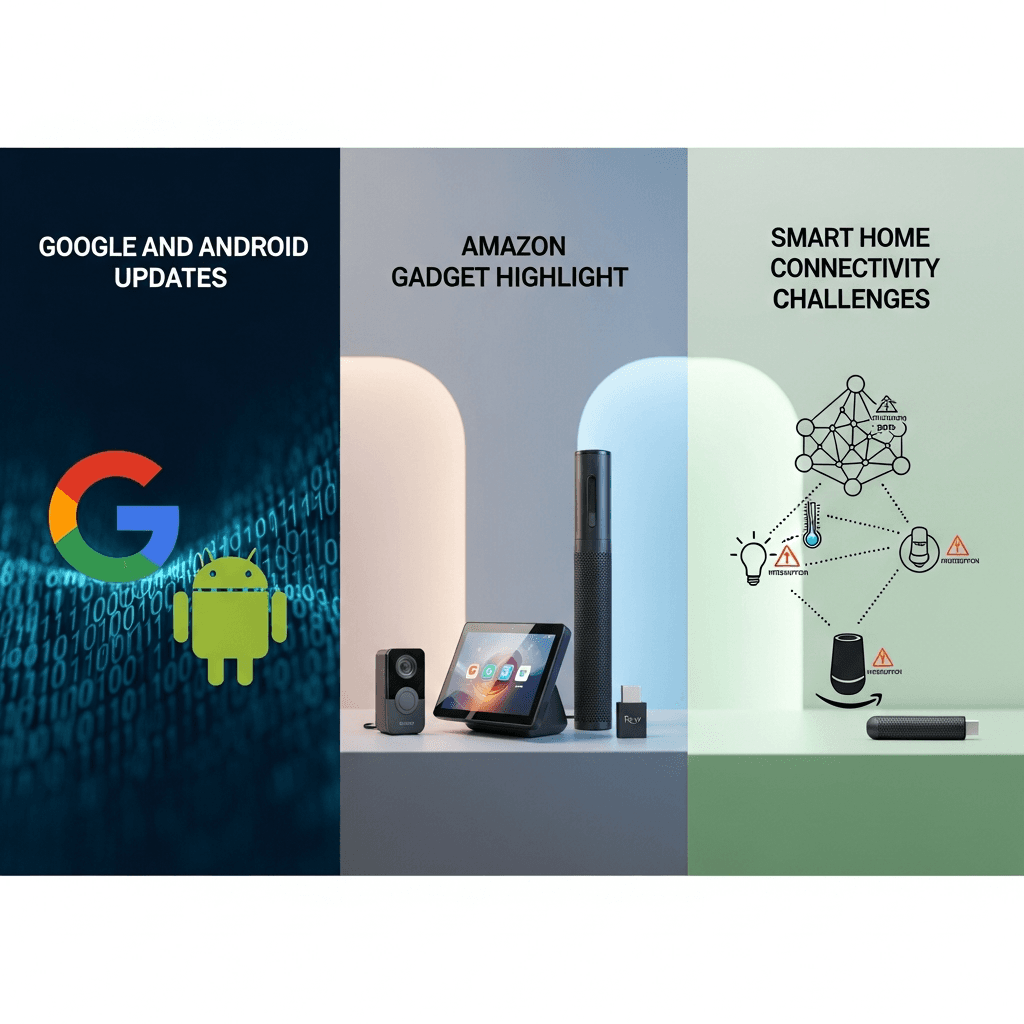 Google and Android Updates, Amazon Gadget Highlight, and Smart Home Connectivity Challenges