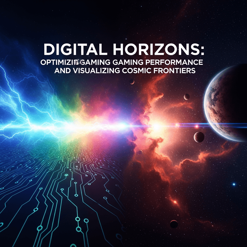 Digital Horizons: Optimizing Gaming Performance and Visualizing Cosmic Frontiers