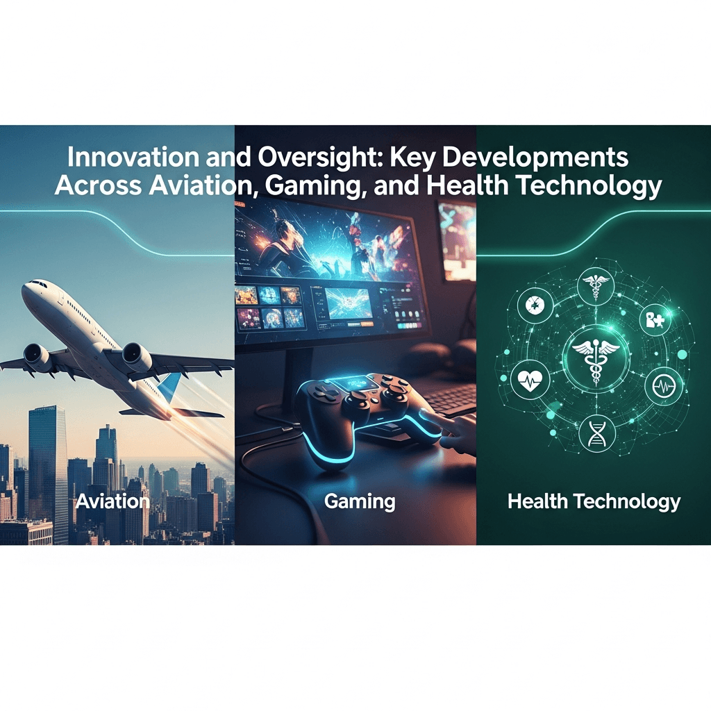 Innovation and Oversight: Key Developments Across Aviation, Gaming, and Health Technology