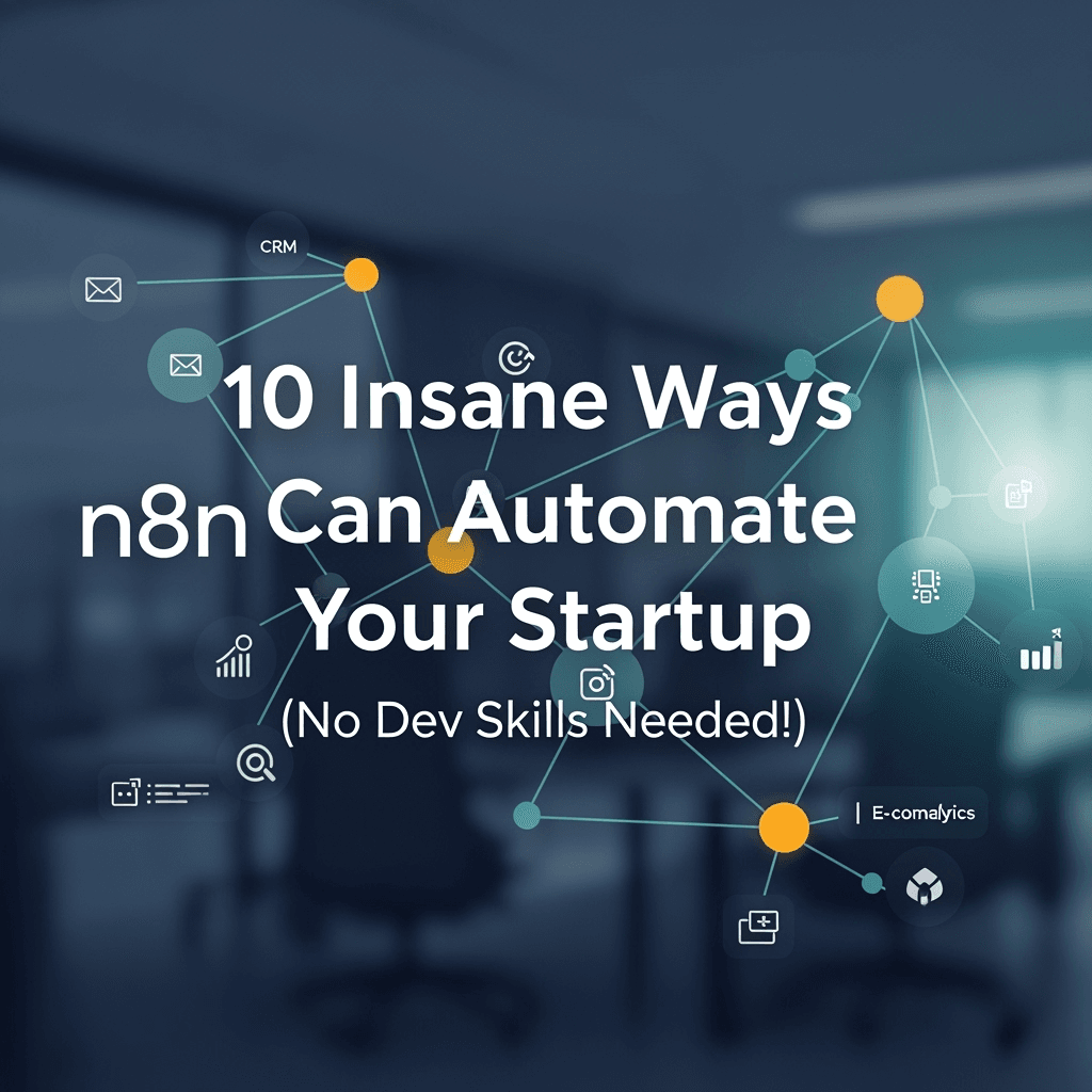 Banner image for: 10 Insane Ways n8n Can Automate Your Startup (No Dev Skills Needed!)